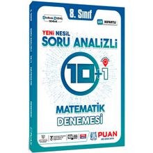 8. Sınıf LGS Matematik Soru Analizli 10+1 Deneme Puan Yayınları