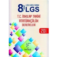 8. Sınıf LGS T.C. İnkılap Tarihi Atatürkçülük Denemeleri Karekök Yayınları
