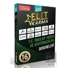 8. Sınıf LGS T.C. İnkılap Tarihi ve Atatürkçülük 1. Dönem Elit Karma 16'lı Deneme - Paraf Yayınları