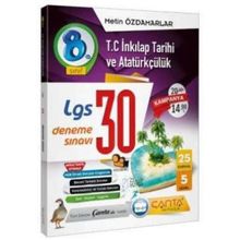 8. Sınıf LGS T.C. İnkılap Tarihi ve Atatürkçülük 30 Deneme Sınavı Çanta Yayıncılık