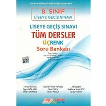 8. Sınıf LGS Tüm Dersler Üçrenk Soru Bankası Esen Yayınları