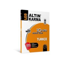 8.Sınıf LGS Türkçe 10x20 Branş Deneme Altın Karma