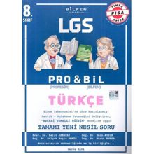 8 Sınıf LGS Türkçe Probil Soru Bankası Bilfen Yayınları