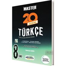 8. Sınıf Master Türkçe 20 Deneme - Okyanus Yayınları