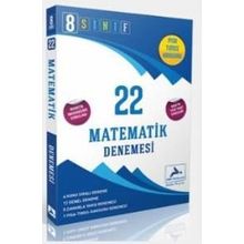 8. Sınıf Matematik 22 Denemesi Paraf Yayınları