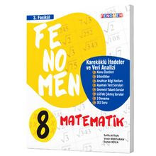 8.Sınıf Matematik 3. Fasikül (Kareköklü İfadeler ve Veri Analizi) Fenomen Yayınları