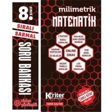 8. Sınıf Matematik Milimetrik Soru Bankası-Kriter Akademi Yayınları
