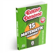 8. Sınıf Matematik Rekor Deneme Startfen Yayınları