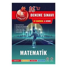 8. Sınıf Mod Matematik 16 Deneme Sınavı Nartest Yayınevi