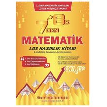 8. Sınıf Omega 7 Den 8 E Matematik Lgs Hazırlık Kitabı-Nartest Yayınları
