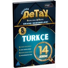 8. Sınıf Pisagor Detay 14'lü Türkçe Branş Denemesi Zeka Küpü Yayınları