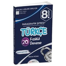 8. Sınıf Türkçe 20'li Deneme Sınavı - Paragrafın Şifresi Yayınları