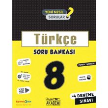 8. Sınıf Türkçe Soru Bankası-Üçgen Akademi Yayınları