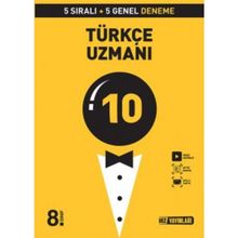 8.sınıf TÜRKÇE Uzman 10'lu Deneme - Hız Yayınları