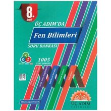 8.sınıf Üç Adım'da Fen Bilimleri Soru Bankası-Üç Adım Yayınları