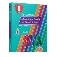 8. Sınıf Üç Adımda T.C. İnkılap Tarihi ve Atatürkçülük Soru Bankası-Üç Adım Yayınları
