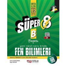 8.Sınıf Yeni Nesil Süper Fen Bilimleri Soru B Nitelik Yayınları