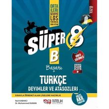 8.Sınıf Yeni Nesil Süper Türkçe Deyimler ve Atasözleri Soru Bankası Nitelik Yayınları