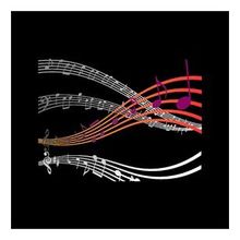 80 cm Müzik Notası Folyo Sticker
