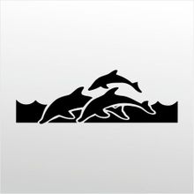 80 cm Yunus Balıkları Folyo Sticker
