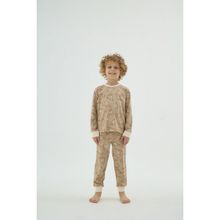 8952 Erkek Ç. Pijama Takım - Camel