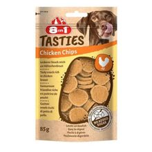 8in1 4x85 GR Tasties Chicken Chips Tavuk Cipsi Köpek Ödülü