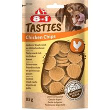 8in1 85 gr Tasties Chicken Chips Tavuk Cipsi Köpek Ödülü