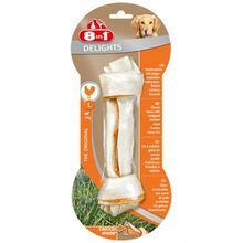 8in1 Delights Bones Köpekler İçin Tavuklu L 85 gr Köpek Ödül Kemiği