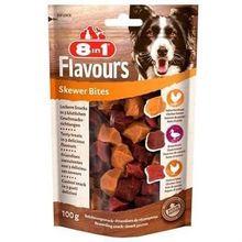8in1 Delights Flavours Skewer Bites 100 gr Köpek Ödülü