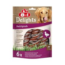 8in1 Delights Ördekli 6'lı 60 gr Burgu Köpek Ödülü