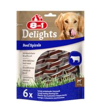 8in1 Delights Sığır Etli 6x60 gr Köpek Ödül Maması