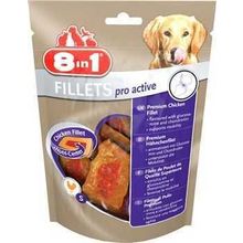 8in1 FilLet's Pro Active Tavuk Etli 80 gr Köpek Ödülü