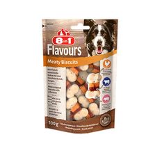 8in1 Flavours Meaty Biscuits 100 gr Köpek Ödülü