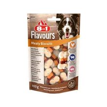8in1 Flavours Meaty Biscuits Kıtır 100 GR Köpek Ödül Maması