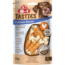 8in1 Tasties Calcium Bones Tavuk Sargılı 85 gr Köpek Ödül Maması
