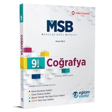 9. Sınıf Coğrafya Güncel Msb Modüler Soru Bankası Eğitim Vadisi Yayınları