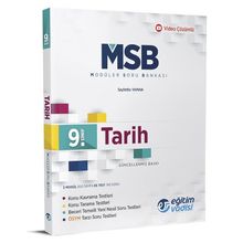 9. Sınıf Tarih Güncel Msb Modüler Soru Bankası Eğitim Vadisi Yayınları