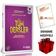 9. Sınıf Tüm Dersler Çözümlü Soru Bankası Sınav Dergisi Yayınları