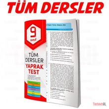 9. Sınıf Tüm Dersler Yaprak Test Soru Bankası Element Yayınları
