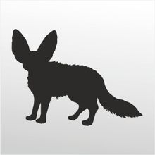 90 cm Çöl Tilki Folyo Sticker