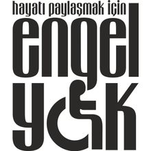 90 cm Engel Yok Folyo Sticker