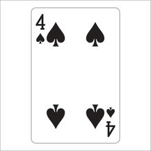 90 cm İskambil Kağıdı Folyo Sticker