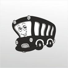 90 cm Minibüs Folyo Sticker