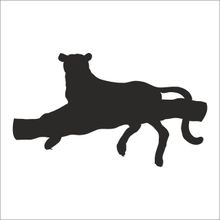 90 cm Panter Folyo Sticker