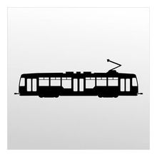 90 cm Tramvay Folyo Sticker