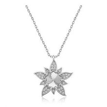 925 Ayar Gümüş Lotus Çiçeği Kadın Gümüş Kolye