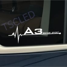 A3 Kelebek Cam Audi Oto Araba Sticker