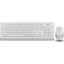 A4 Tech F1010 Beyaz Q Kablolu Klavye Mouse Seti