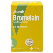 Abay Pharma Vitamir Bromelain 60 Kapsül