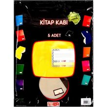 Abka 22.5x28 cm 5'li Sarı Hazır Kitap Kabı